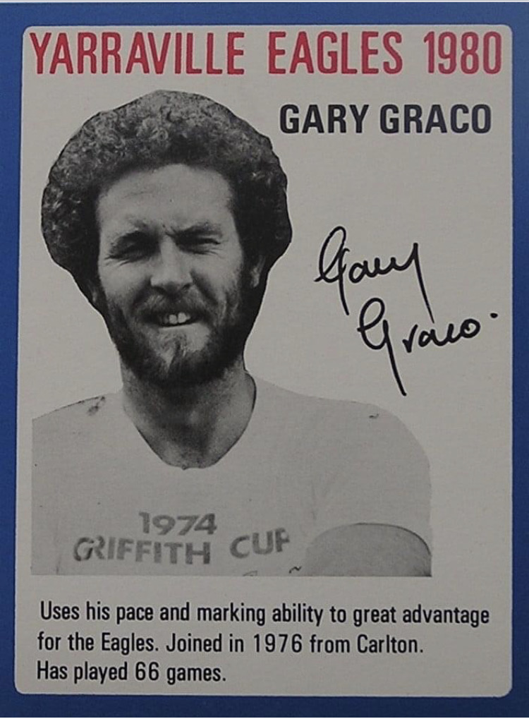 1980 - Ex Blue; Yarraville's Gary Graco.