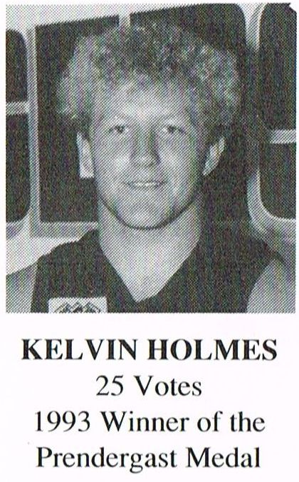 1993 - Carlton Draftee; Claremont's Kelvin Holmes.