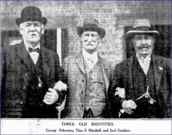 George Robertson, T. S. Marshall, J. Gardiner, Australasian Jan 14 1929
3 Pre VFL Carlton captains, and administrators