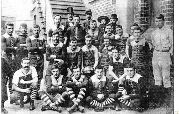 1896 CFC team v Geelong MCG original photo uncropped