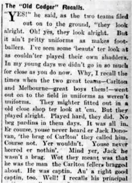 1928 Old Codger Recalls part 1 of 3
Australasian June 09 p28 