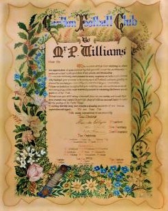 1893 Peter Williams' Illuminated Address
Image; CFC collection