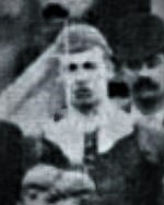 1890 Ernest "Ernie" Arthur Waldron 
CFC in Sydney, June 20 - 29
Cropped from team photo
E. Waldron is on the SS Bulimba's passenger manifest when the ship carrying the CFC arrived in Melb. July 01. Age July 02 p4