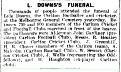 1921 Lyle Downs funeral
Argus July 11 p3 