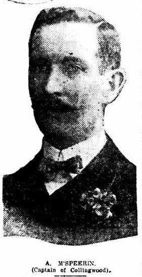 Captain of Collingwood Cricket Club.

From: https://trove.nla.gov.au/newspaper/article/221822863