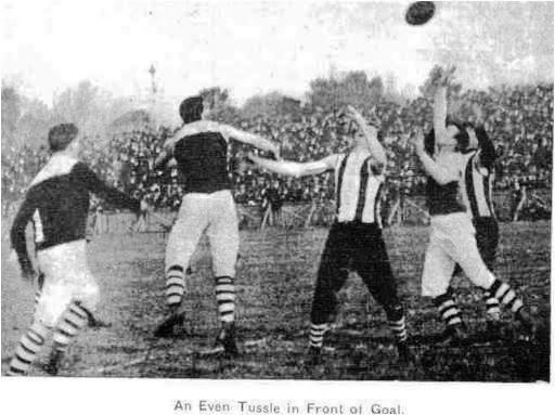 1905 Rnd 10 v South Melbourne Princes Park
Trove; Punch July 20 p12