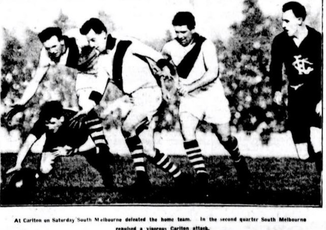 1924 Rnd 7 v South Melb 
Trove; Argus June 09 p7 