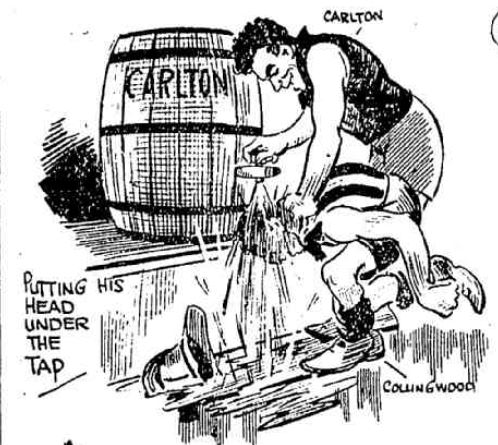 1926 v Collingwood Wells cartoon
Herald July 02 