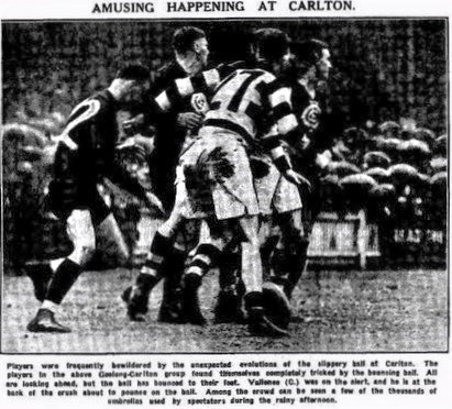 1933 Rnd 3 v Geelong
Age May 15 p6 