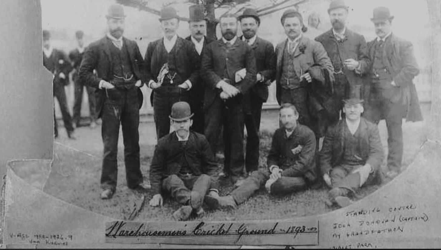 Possibly L-R W. C. Donaldson (Sec), W "Bill" Moloney (past player, committee), James Moloney (Vice Pres), John Donovan (former Capt.), unknown, unknown, M.B. Hearne (Sec), unknown. Sitting, Jack Melville (Sec), John Urquhart (Comm, future Treas.and Pres,)
 Arthur H.Shaw (future Pres)