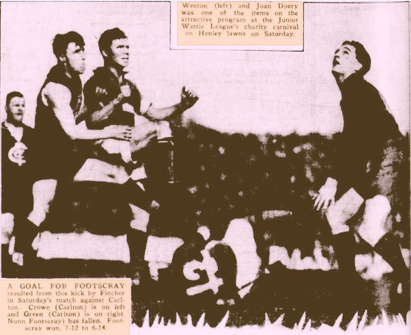 1931 Rnd 17 V Foots PP Morrisey, Crowe, Green Sun News Sept 07 P28 Capture