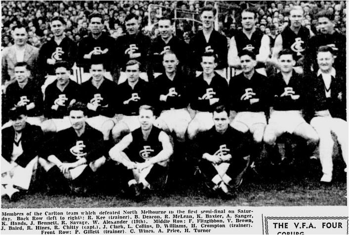 1945 CFC First Semi Team Defeated NM Age Sept 10 Capture