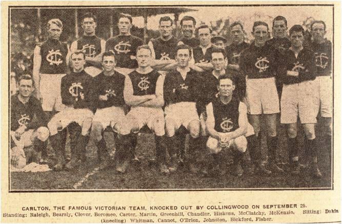 1920 Carlton Preliminary Final Team Referee Oct 06 State Library NSW
