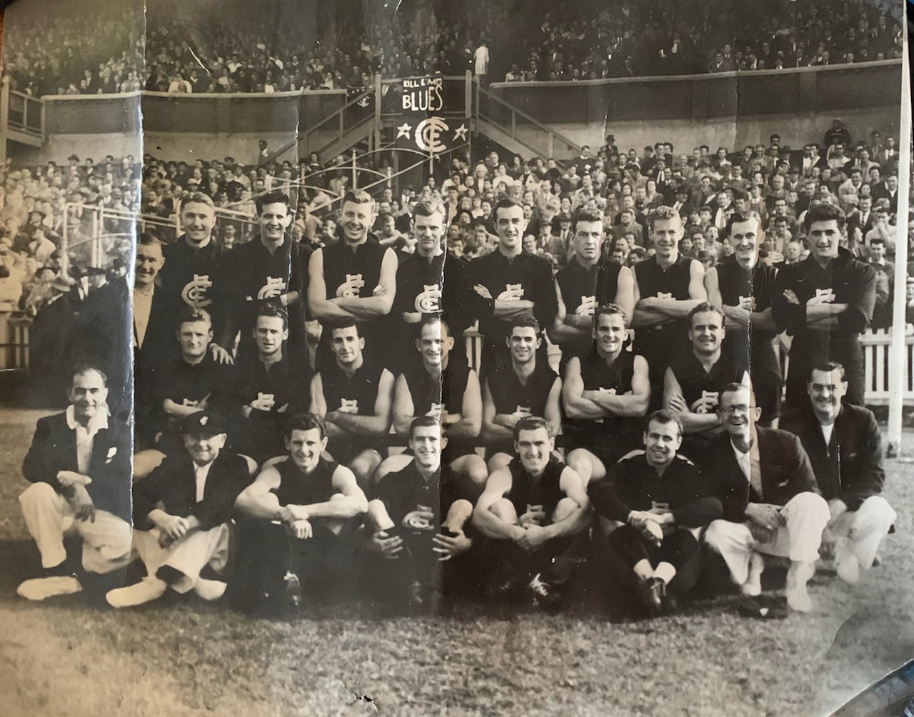 The players:

Back row: John Nicholls, Kevin Clarke, Graham Donaldson (dvc), Gerald Burke, Peter Barry, Sergio Silvagni, Bob Crowe, Denis Zeunert, Vic Garra

Middle row: Berkley Cox, Graham Gilchrist, George Ferry, Bruce Comben (c), John Chick (vc), John James, Laurie Kerr

Front row: Bruce Williams, Leo Brereton, John Heathcote, Jack Sullivan