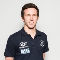 AFLW Assistant Coach Jackson Kornberg.